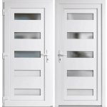 OknaDvereNaMiru.cz Vchodové dveře STYL 6300 Bílá / Bílá 100 x 220 cm – Hledejceny.cz