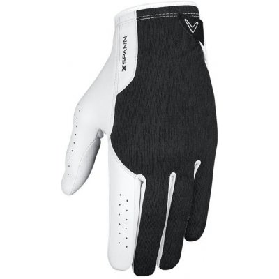 Callaway X-Spann Mens Golf Glove černo bílá pravá ML 2019 – Zboží Dáma