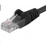 PremiumCord sputp100C patch UTP RJ45-RJ45 level 5e, 10m, černý – Zboží Živě