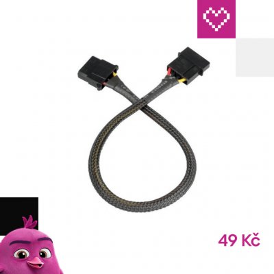AKASA - 4-pin molex - 30 cm prodlužovací kabel - AK-CBPW02-30 – Zboží Živě