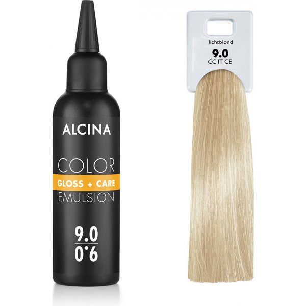 Barva na vlasy Alcina Tónovací emulze 9.0 Jasná blond 100 ml