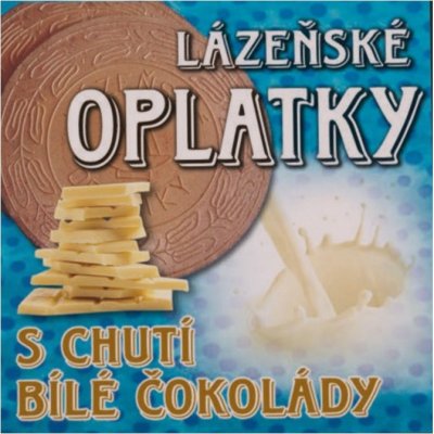 CLIP Lázeňské oplatky s příchutí bílé čokolády 175 g