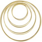 Zlatý kruh pr.30 cm pro macramé lapače snů – Hledejceny.cz