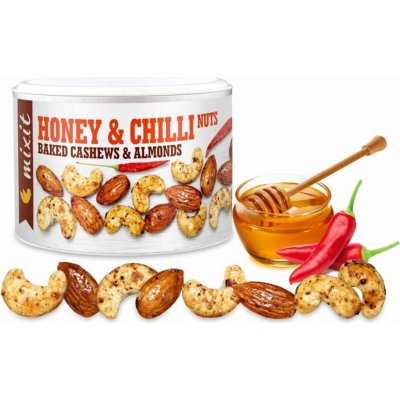 Mixit Směs ořechů s medem a chilli OŘÍŠKY Z PECE dóza 140 g – Zboží Mobilmania