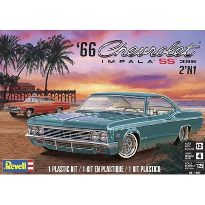 Revell Monogram Plastic ModelKit auto 4497 1966 Chevy Impala SS 1:25 – Zboží Mobilmania