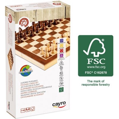 Šachy skládací (30x 30 cm) – Zboží Mobilmania