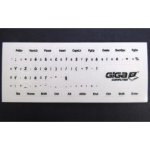 nálepky na klávesnici CS průhledné s černým potiskem GC – Zboží Živě