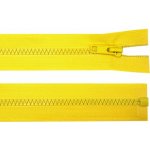 Kostěný zip šíře 5 mm délka 70 cm bundový 110 žlutá – Hledejceny.cz
