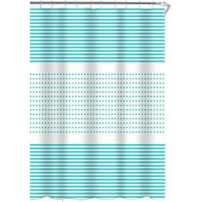 závěs koupel.VZOR 180x200cm PVC + 12 háčků, mix barev – Hledejceny.cz