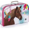 Dětský kufřík Karton P+P kůň romantic 34 cm