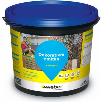 Weber.pas marmolit - omítka jemnozrnná 20kg – Zboží Mobilmania
