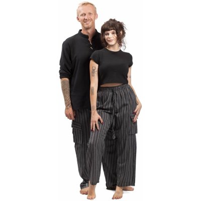 Kalhoty CLASSIC STRIPES černá I. – Zboží Dáma