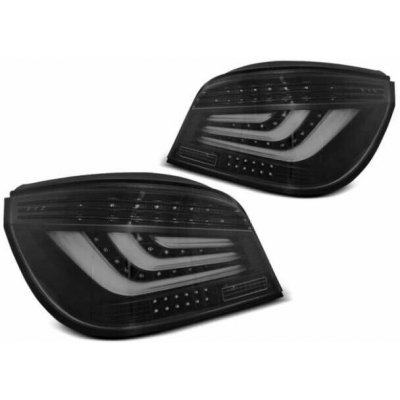Zadní světla BMW E60 07-09 černá LED BAR – Hledejceny.cz