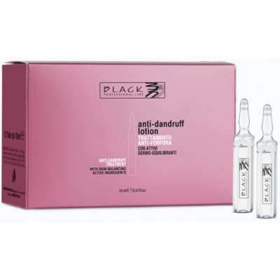 Black Ampule Anti-Dandruff Lotion 12x10 ml – Zboží Dáma