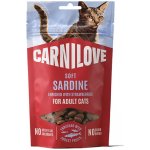 CARNILOVE Cat SOFT Snack Sardine enriched with Strawberry 50 g – Hledejceny.cz