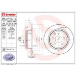 Brzdový kotouč BREMBO 08.A715.11 | Zboží Auto