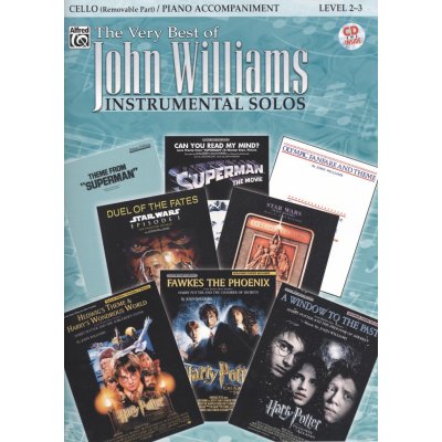 The Very Best of John Williams Instrumental Solos + CD / violoncello + klavír – Zbozi.Blesk.cz