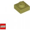 LEGO® doplněk LEGO® 3024 Podložka 1x1 Olivová