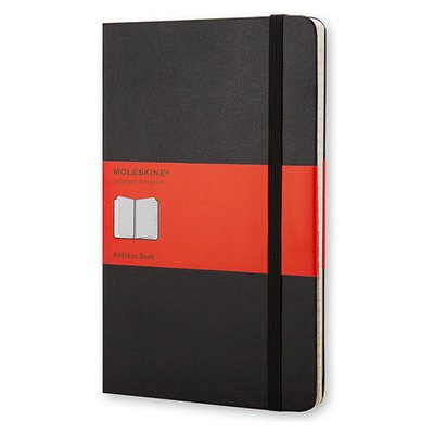 Moleskine Adresář tvrdé desky L, černý A5 120 listů – Sleviste.cz