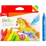 Voskovky DELI 12 barev JUMBO ColoRun EC20900 – Sleviste.cz
