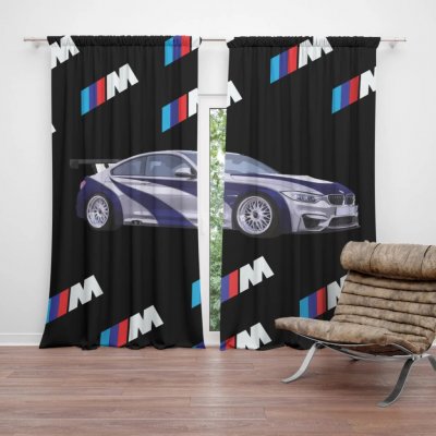 Sablio Závěs MPERFORMANCE sportovní auto: 2ks 140x250cm – Hledejceny.cz