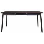 ZUIVER Rozkládací jídelní stůl Glimps 120/162 x 80 černý – Sleviste.cz