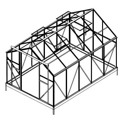 Lanit Plast náhradní prosklení pro skleník LANITPLAST PLUGIN 8x12 PC 4 mm LG3056 – Zbozi.Blesk.cz