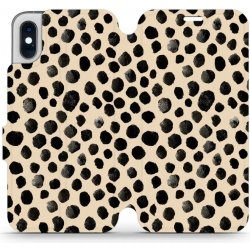 Mobiwear - Apple iPhone X / XS - VA50S Černé puntíky