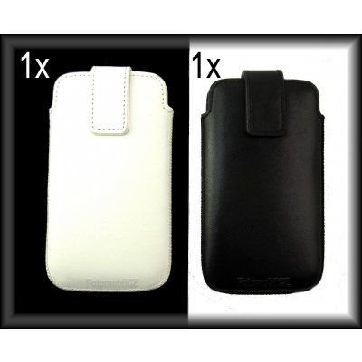 Pouzdro OZBO Cora, XL, pull-out, and IPhone SE 2022 / SE 2020 / 6 / 6S / 7 / 8 bílé černé – Zboží Mobilmania