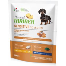 Trainer Natural Sensitive No gluten Adult Mini losos 0,8 kg