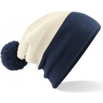 Beechfield 2-barevná pletená čepice s bambulí B 451 off white-french navy – Hledejceny.cz