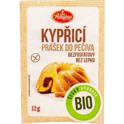 Amylon prášek kypřicí do pečiva bezlepkový BIO 12 g – Sleviste.cz