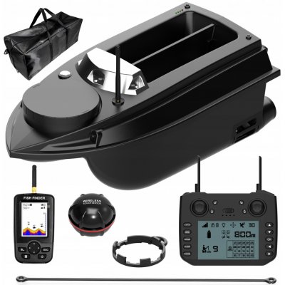 LOKEEVAN V030 s echolotem, dosah 800 m, baterie 20000 mAh, nosnost 3 kg, rychlost 15 km/h, GPS + taška – Zboží Dáma