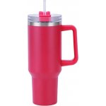 Pronett XJ5555 Termohrnek s uchem a brčkem nerez 1200 ml bílý – Hledejceny.cz