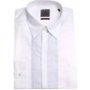 Pánská Košile Calvin Klein košile se dvěma světle modrými pruhy bílá