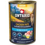 Ontario Adult kuřecí pate s příchutí borůvek 400 g – Hledejceny.cz
