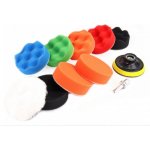 AMiO Sada leštících kotoučů s adaptérem 9ks + kotouč 80mm + adaptér M14 | Zboží Auto