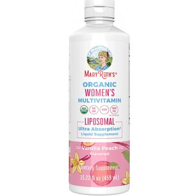MaryRuth's Women's Organic Multivitamin Liposomal Vanilka Broskev 450 ml – Hledejceny.cz