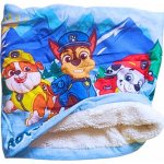 Exity KFT chlapecký nákrčník Tlapková Patrola Adventure coral fleece modrý – Sleviste.cz