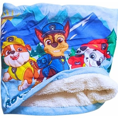 Exity KFT chlapecký nákrčník Tlapková Patrola Adventure coral fleece modrý – Sleviste.cz