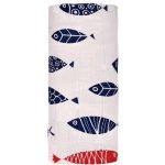 T-tomi Bio velká bambusová osuška fish / ryby – Sleviste.cz