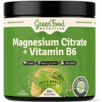GreenFood Nutrition Magnesium Citrate + Vitamin B6 150 g Zelené jablko – Hledejceny.cz