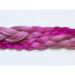 Kanekalon Easy Braid a Miss Rola Barva: 613/L-PINK/HOTPLUM (light pink-pink shaded, ombré světle růžová-růžová), Značka: Miss Rola – Zbozi.Blesk.cz