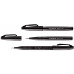 Popisovač Pentel Touch Brush - černý – Zboží Dáma