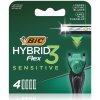 Holicí hlavice a planžeta Bic Flex 3 Hybrid Sensitive 4 ks