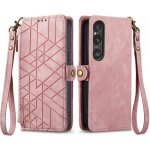 VSECHNONAMOBIL 77754 GEOM Peněženkové pouzdro pro Sony Xperia 10 VI růžové – Zboží Živě