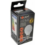 Solight LED žárovka , miniglobe, 6W, E14, 3000K, 510lm, bílé provedení, WZ416-1 – Zboží Dáma