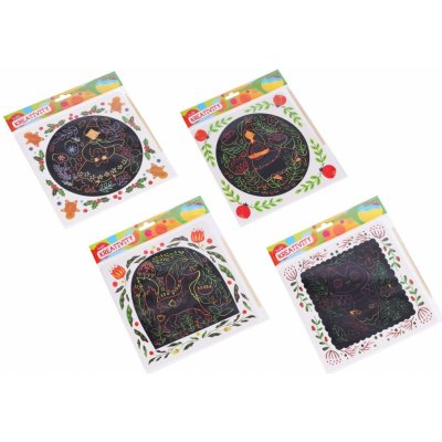 Vyškrabovací obrázek 20x20 cm – Zbozi.Blesk.cz