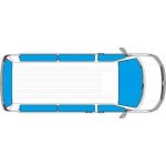 Carbest pro Ford Tourneo Custom Maxi 1 dveře 37125 Vnitřní termoizolace oken