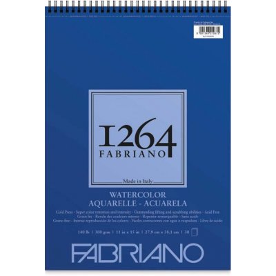 Fabriano 1264 Aquarelle A3 300g 30 listů kovová vazba – Zboží Mobilmania